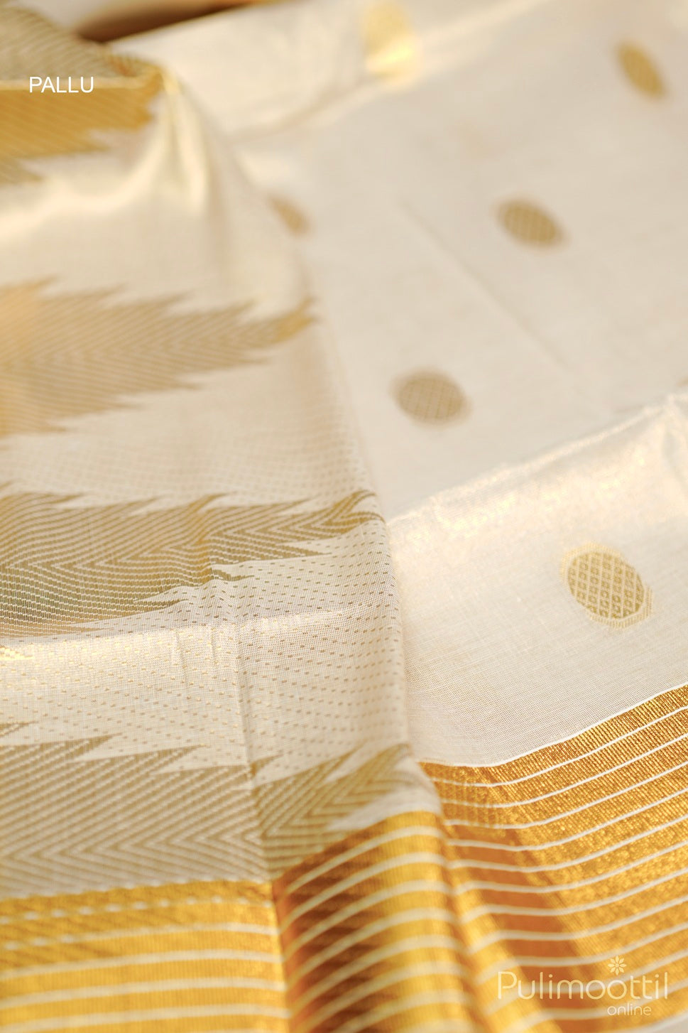 Golden Tissue Set Saree.