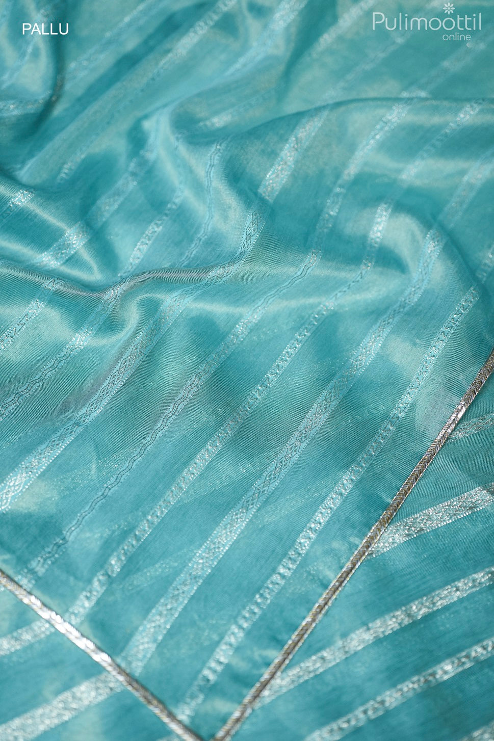 Light Sky Blue Colour Fancy Saree