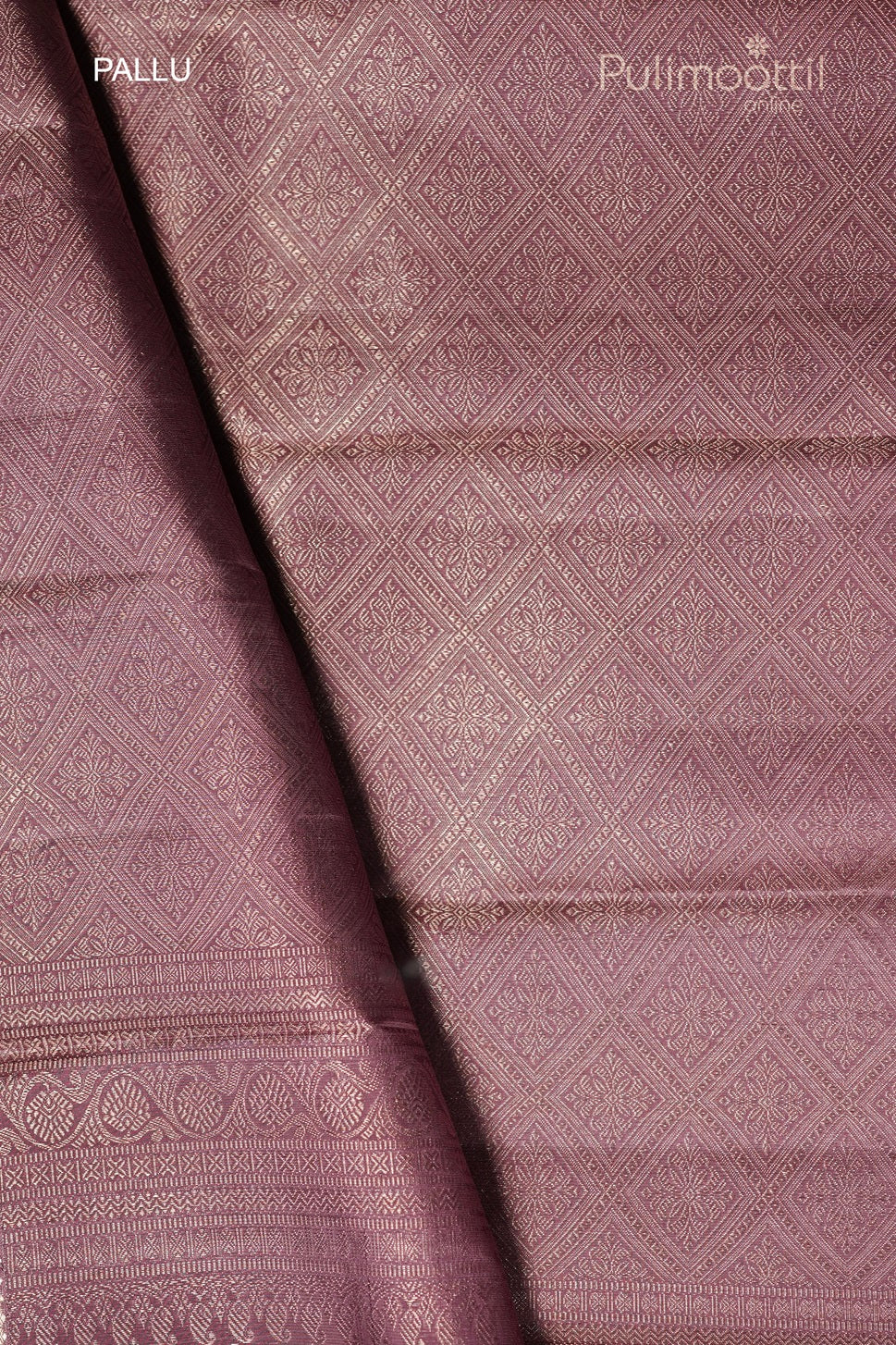 Pastel Onion Kanchipuram Brocade Wedding Saree