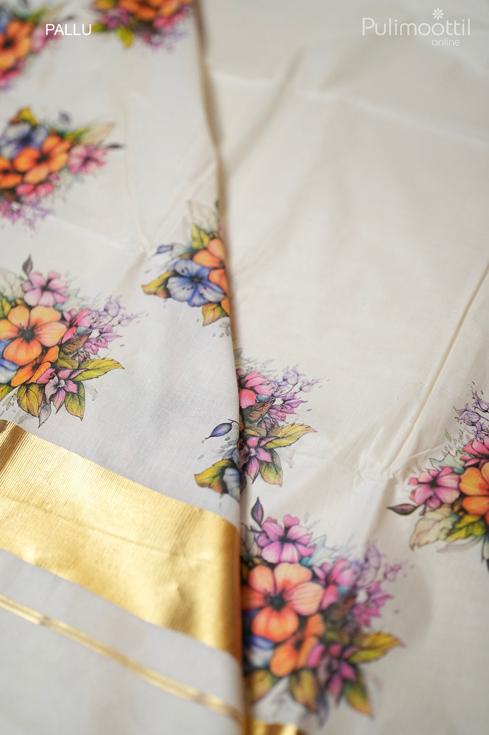 Kerala Traditional Cotton Set Saree