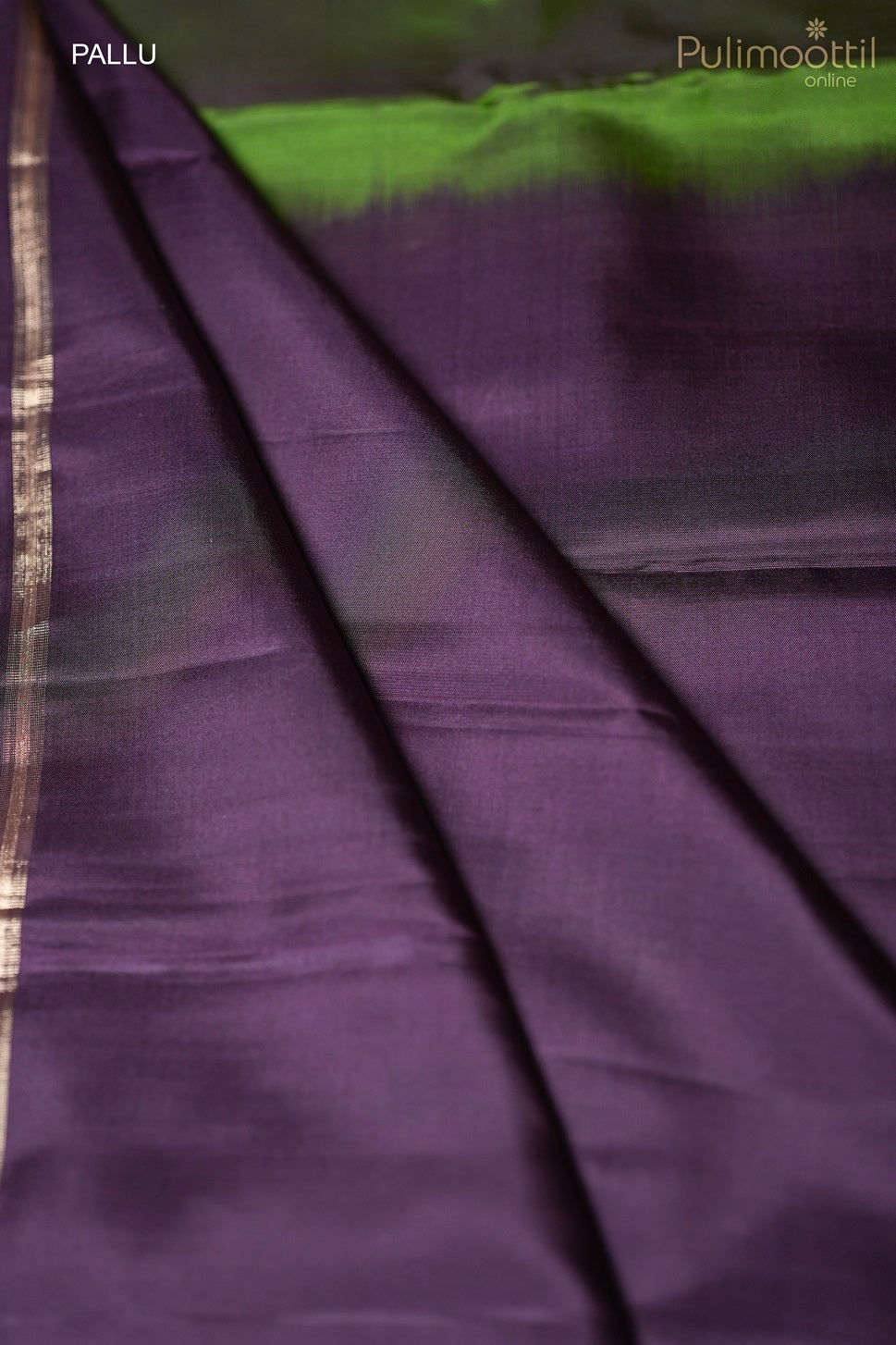 Olive Green Colour Kanchipuram Soft Silk Saree