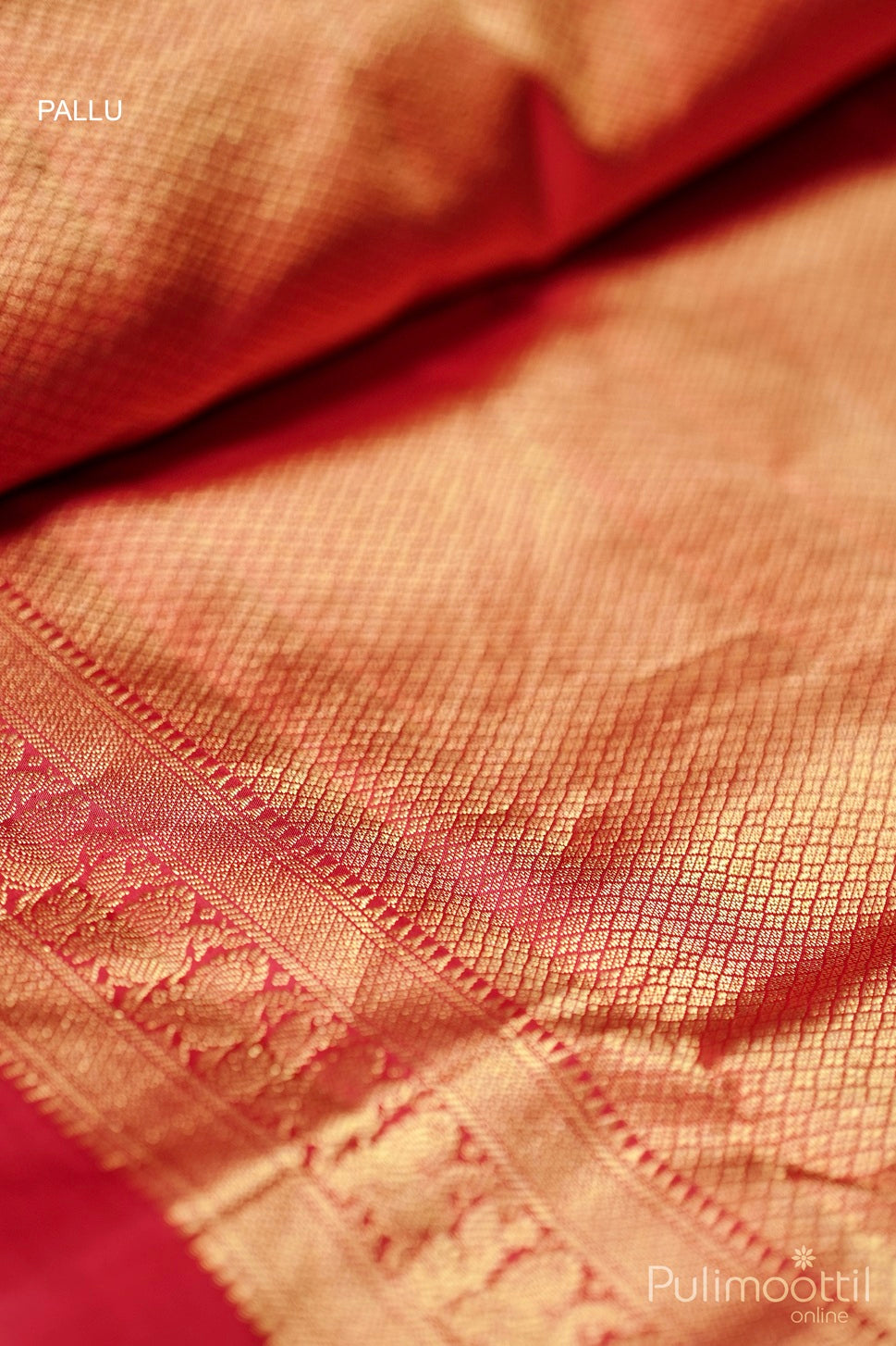Blue Colour Kanchipuram Traditional Saree.
