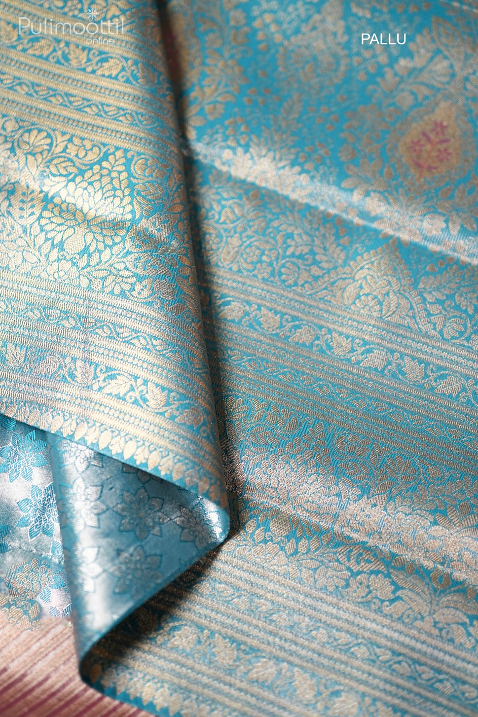 Pink Colour Kanchipuram Semi Silk Saree