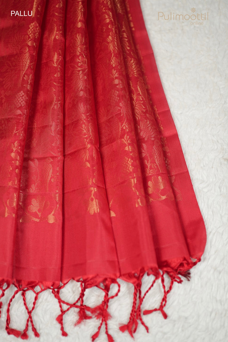 Red Colour Kanchipuram Soft Silk Saree