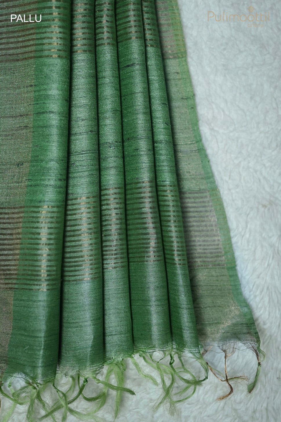 Multishaded Tussar Silk Saree