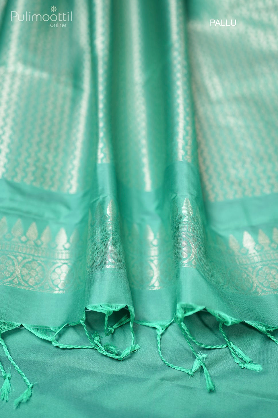 Dark Green Blue Colour Crushed Organza Fancy Saree