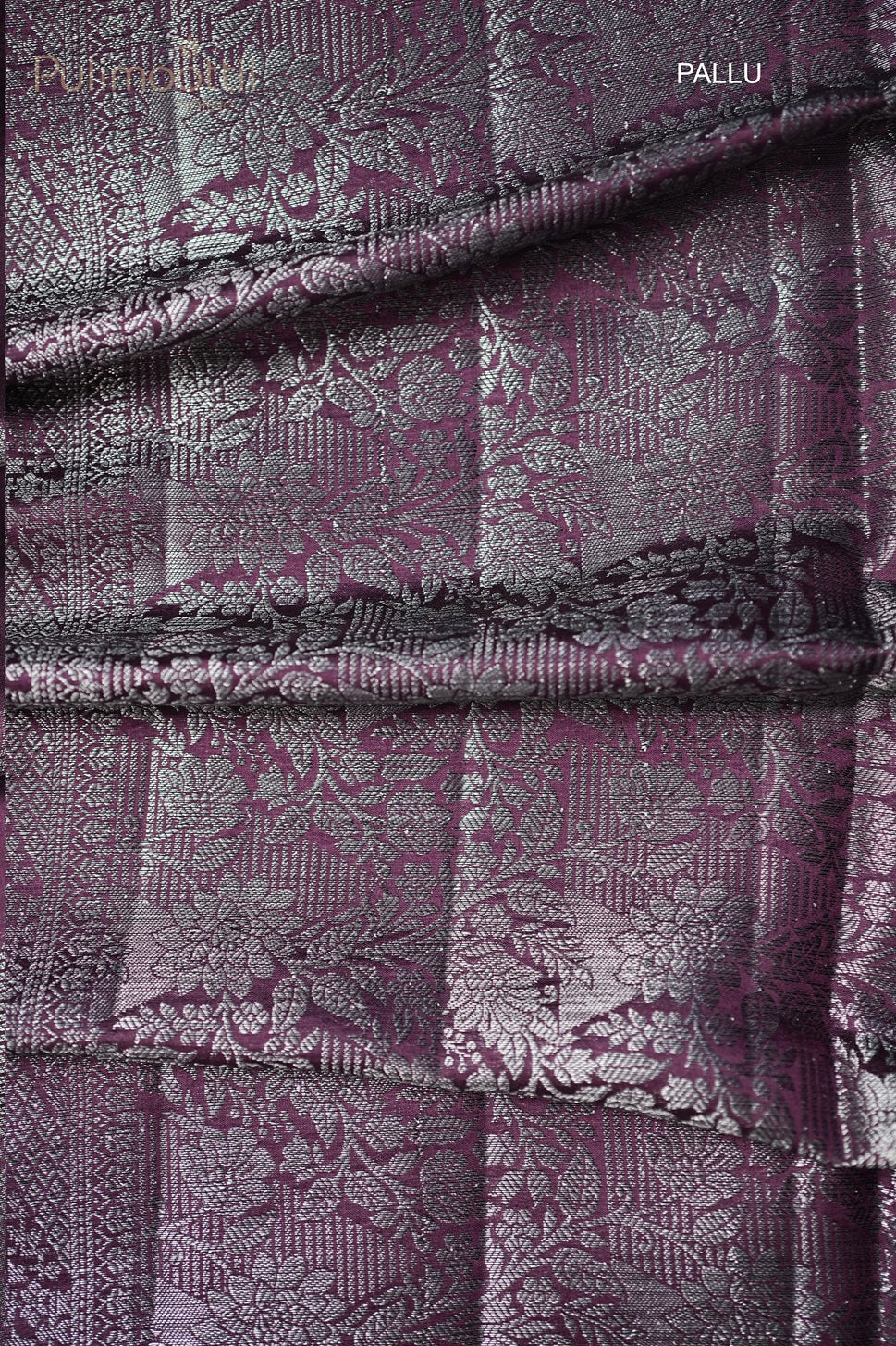 Wine Colour Chiniya Silk Saree