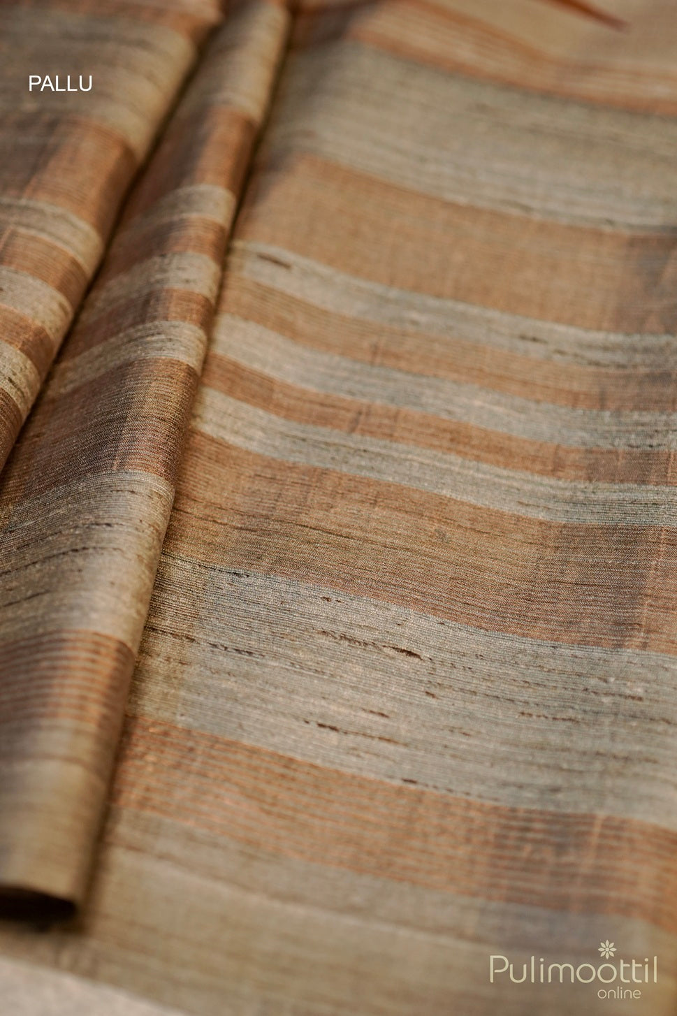 Grey Colour Jute Silk Saree.