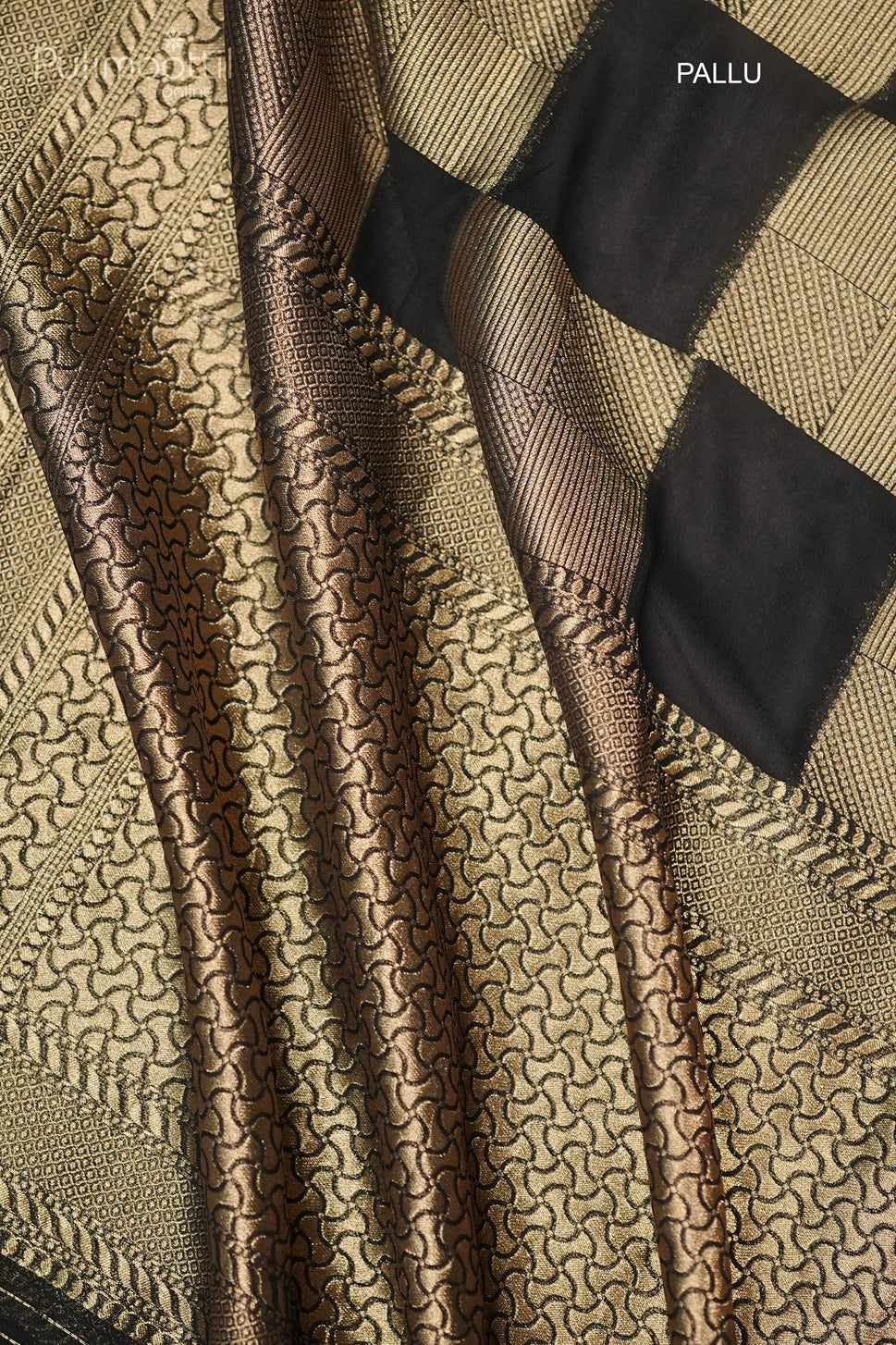 Black Colour Georgette Banarasi Saree