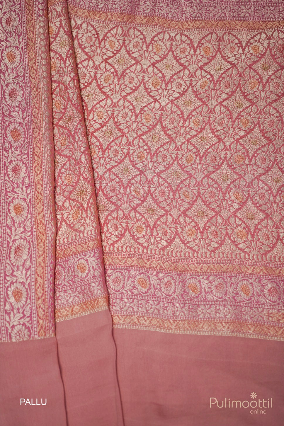 Multishaded Georgette Banarasi Saree
