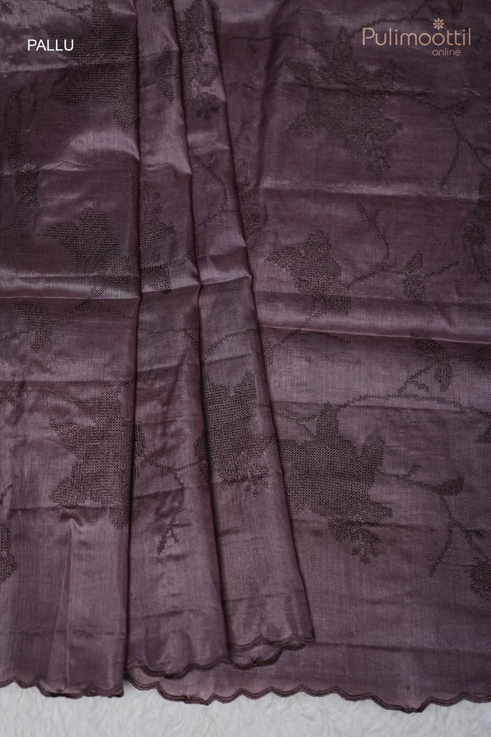 Salsa red Colour Cross-Sketch Tussar Silk Saree