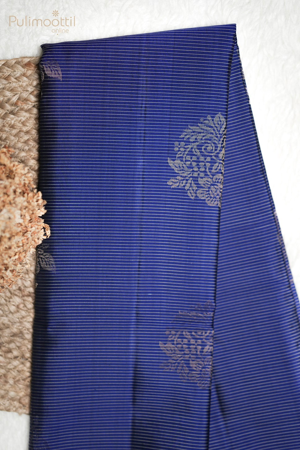 Blue Colour Kanchipuram Soft Silk Saree