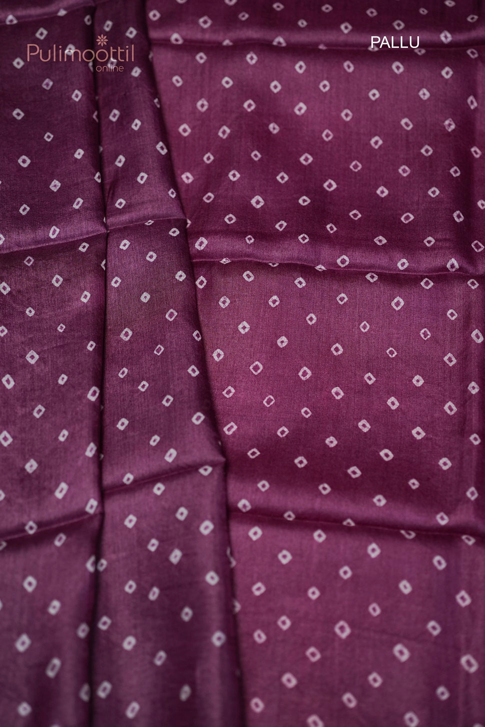 Pink colour Bandhani Tussar Silk Saree