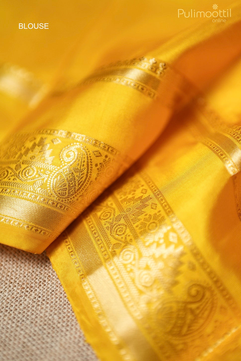 Green color Kanchipuram designer saree