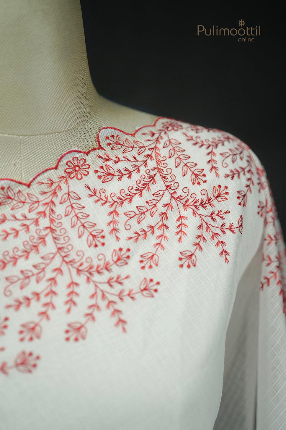 White Colour Nett Cotta Fancy Saree