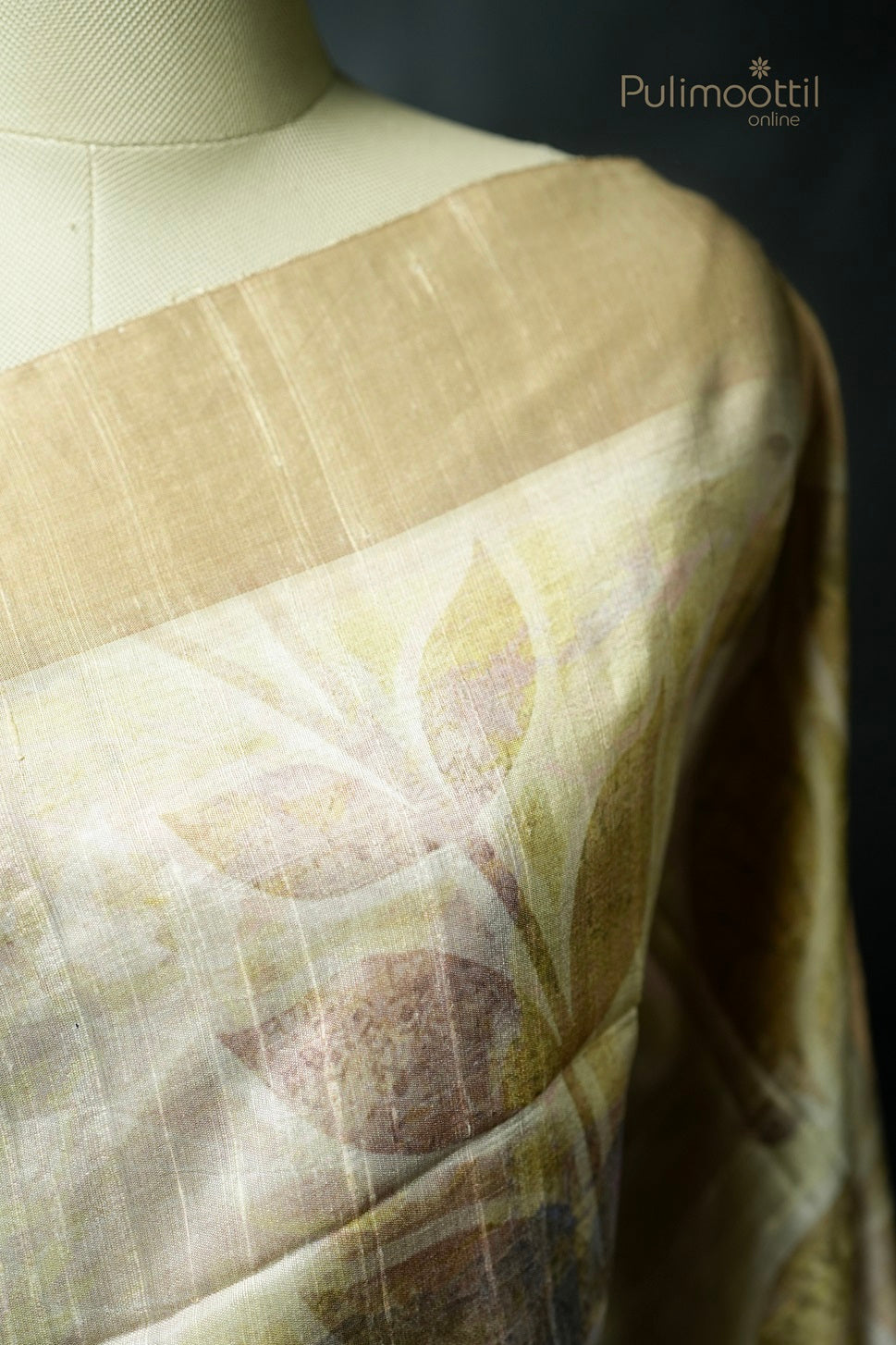 Multicolour Printed Jute Silk Saree