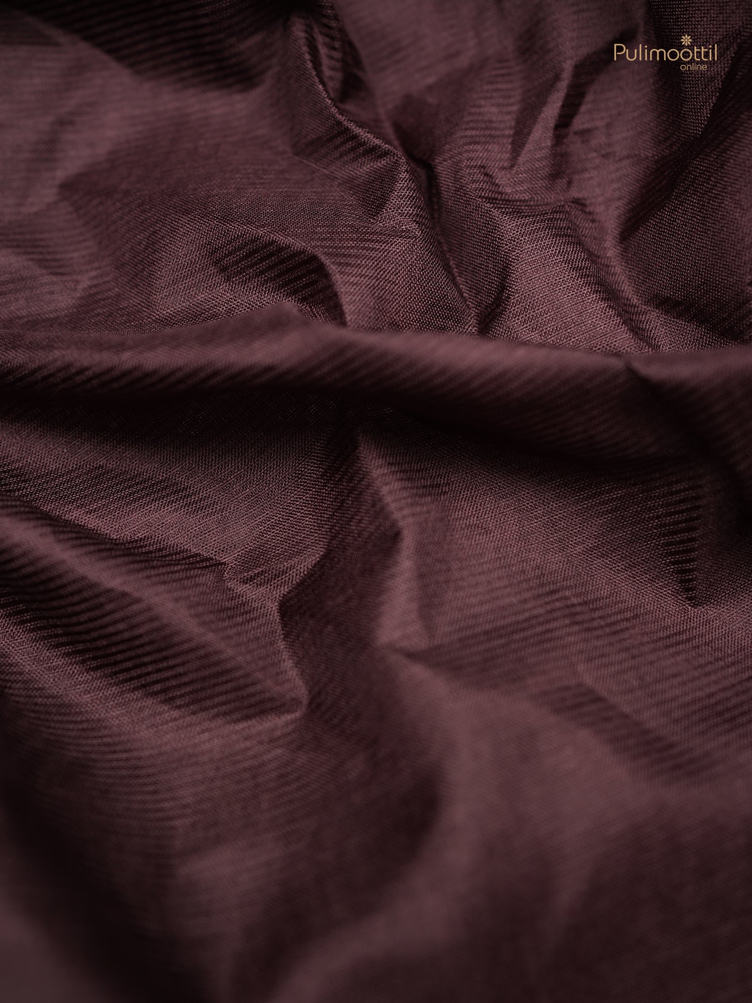 Coffee brown color Semi Tussar saree