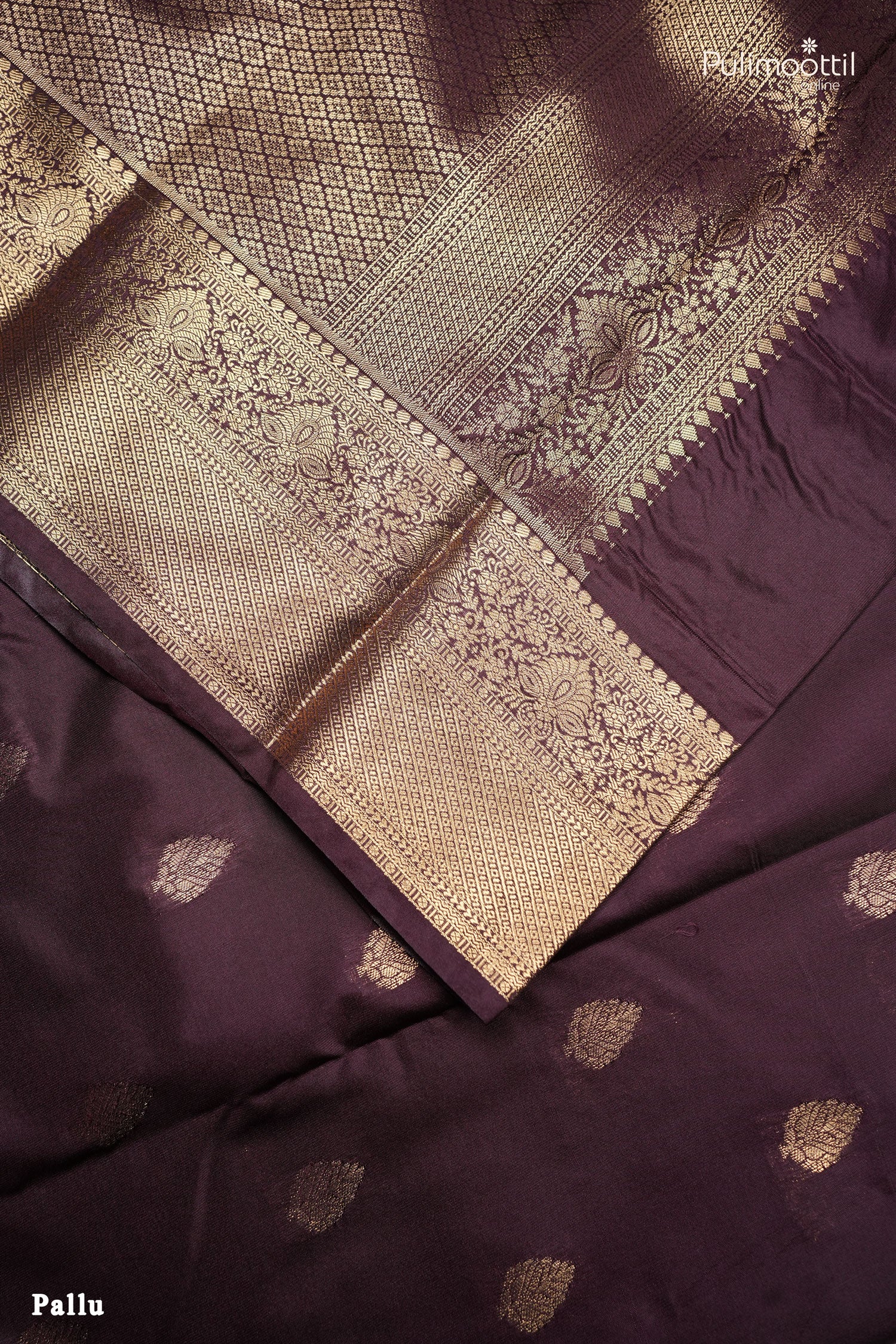 Coffee - Brown color semi silk saree