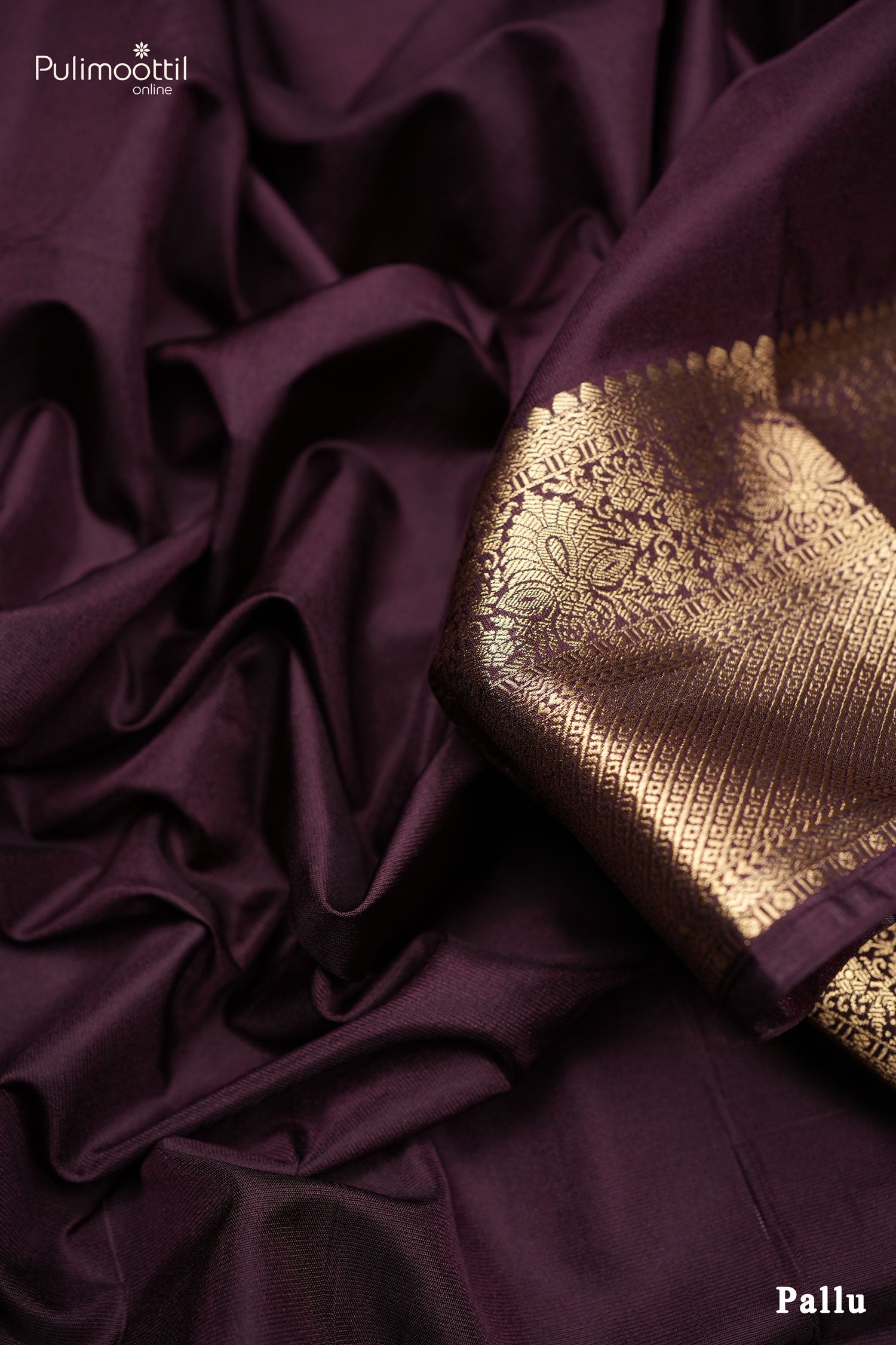 Coffee - Brown color semi silk saree