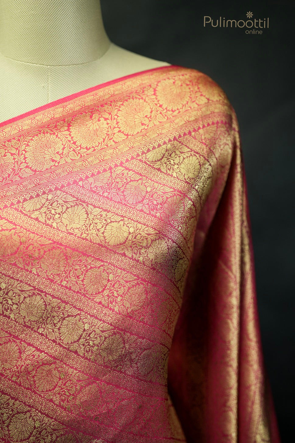 Multicolour Banarasi Silk Saree.