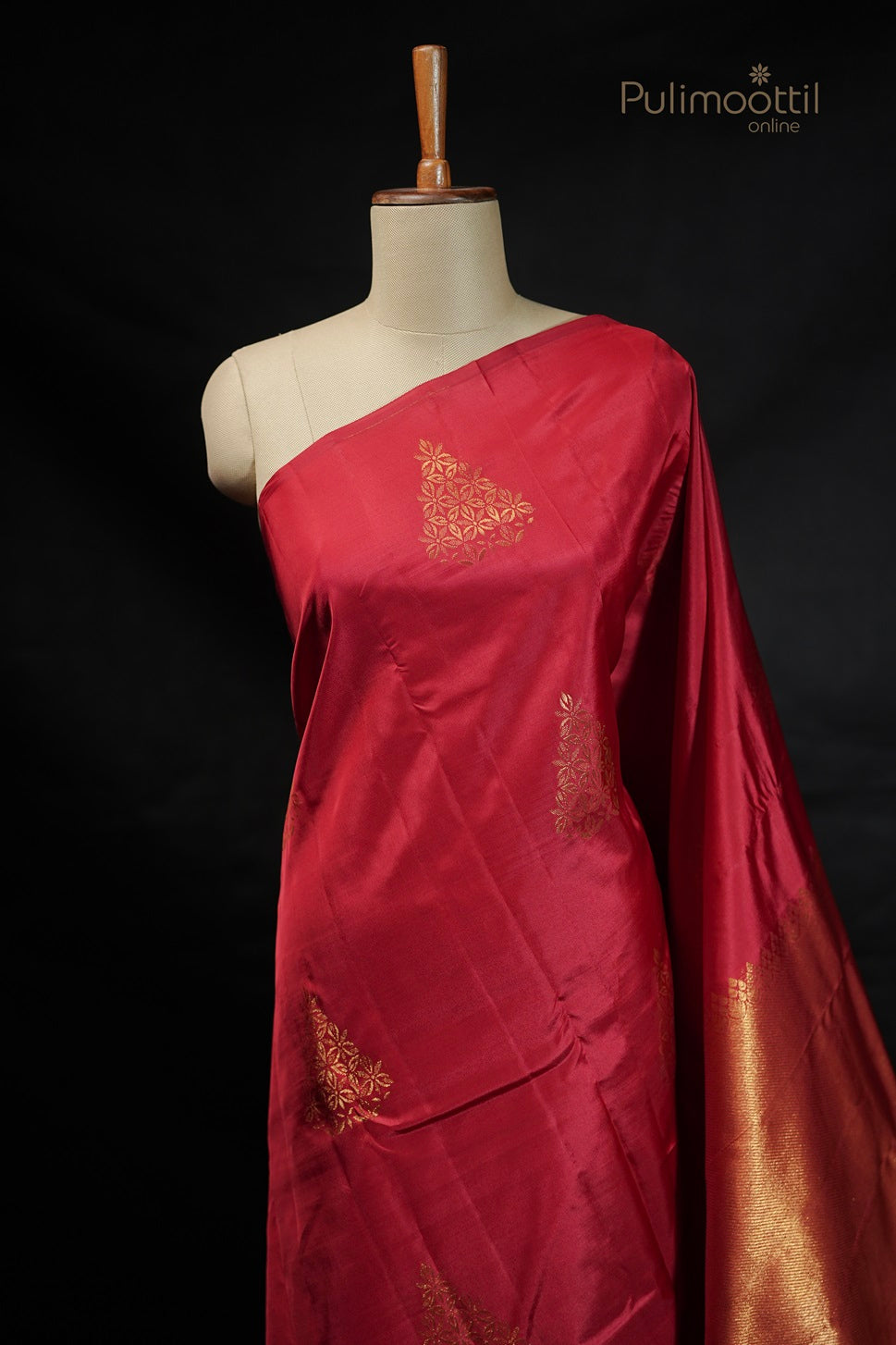 Red Colour Kanchipuram Saree