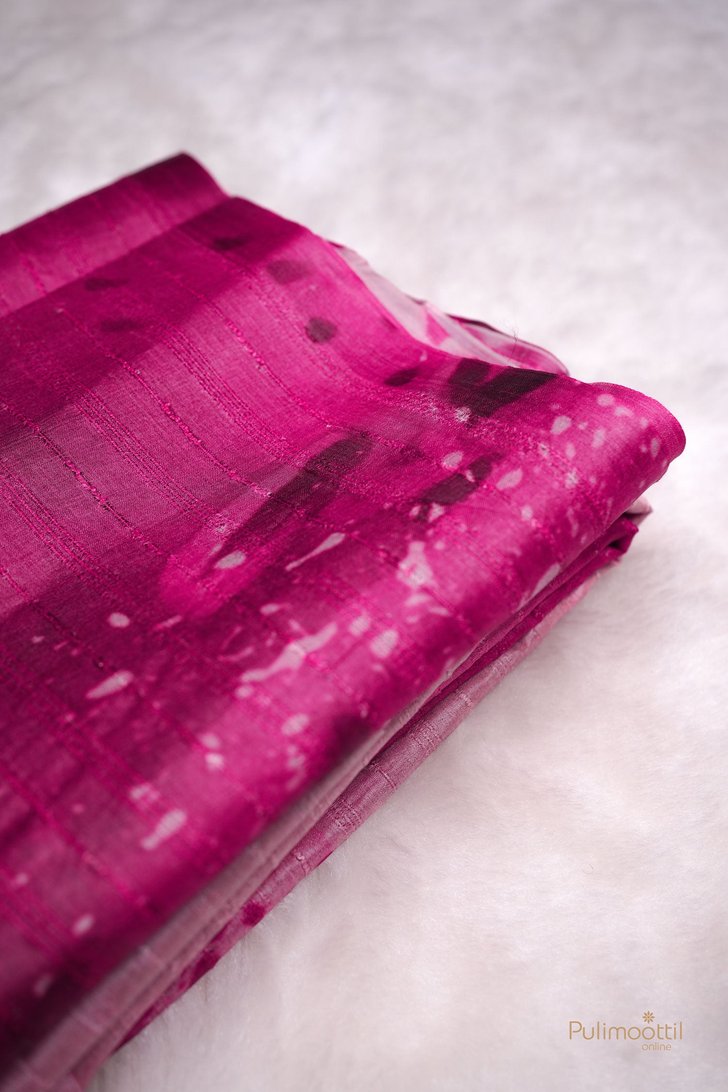 Multi shaded Tusser silk saree