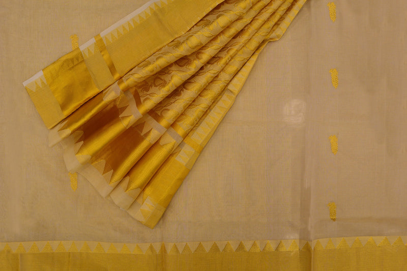 Tissue Hand-Loom  Kerala Saree.