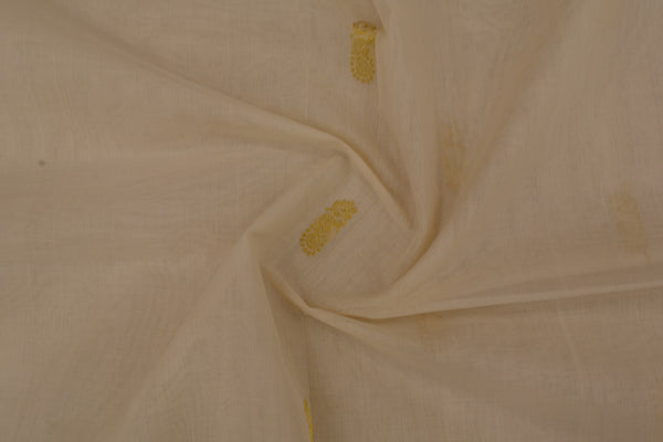 Cream Colour Hand-Loom Kerala saree