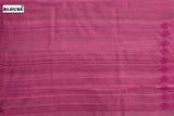 Onion pink colour tussar silk saree.