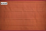 Maroon colour kanchipuram brocade saree.