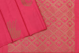 Lotus Pink Colour, Kanchipuram Designer Saree