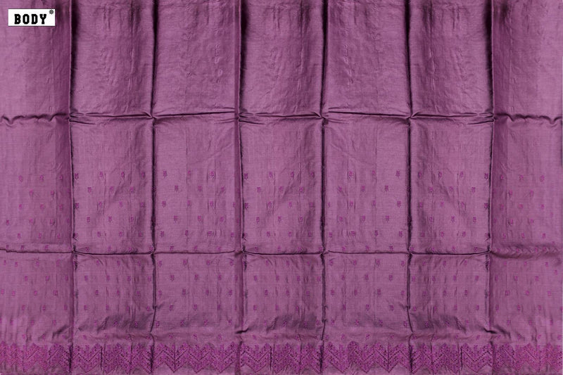 Light Purple Colour, Tussar Silk Saree.