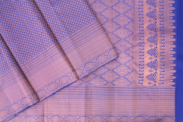 Royal Blue Colour Designer Silk Saree.