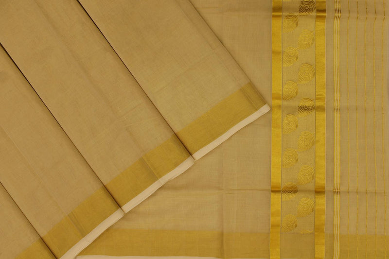 Golden Tissue Kerala Saree.