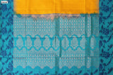 Mango Pulp  Colour, Kanchipuram Designer Soft Silk Saree.