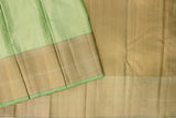 Pista Green Colour Wedding Silk Saree.
