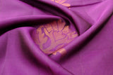 Purple Colour, Kanchipuram Designer Soft Silk Saree