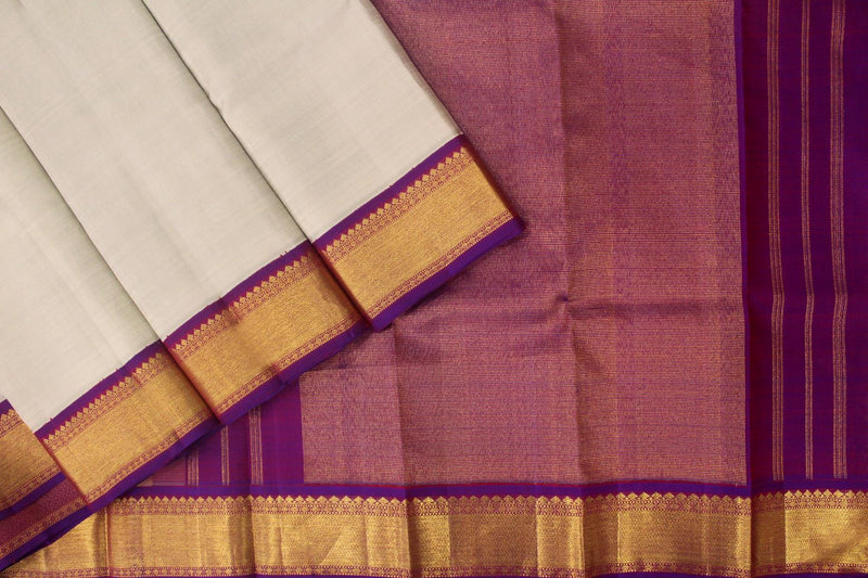 Pastel Shade Colour Traditional Light Weight Kanchipuram Designer Silk Saree.