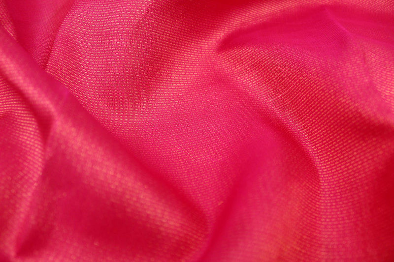 Lotus Pink Colour Designer Bridal Wedding Silk Saree.