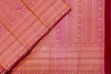 Purple Colour Bridal Designer Silk Saree.