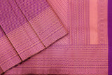 Violet Colour, Designer Brocade Silk Saree.