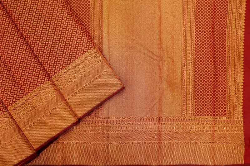 Brown Colour, Designer Brocade Silk Saree.