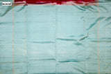 Gomphrena Globosa Colour Combo, Kanchipuram Designer Soft Silk Saree.