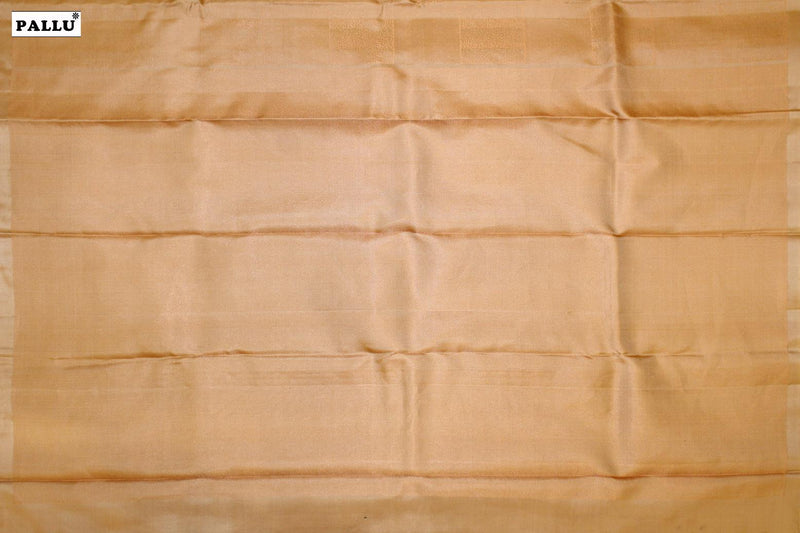 Sandal Wood Colour, Kanchipuram Designer Soft Silk Saree.
