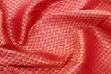 Lotus Pink Colour, Wedding Designer Silk Saree.