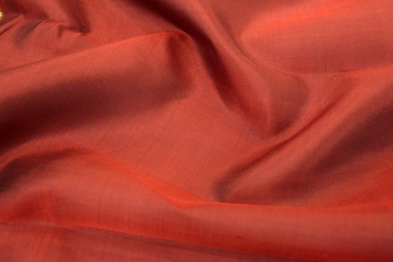 Maroon Colour Kanchipuram Silk Saree.