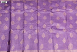 Lavender Colour, Tussar Silk Saree