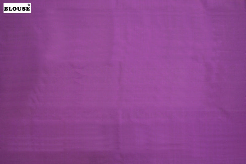 Signal violet Colour Kanchipuram Designer Saree