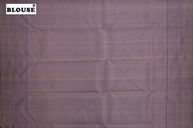 Violet Colour Kanchipuram Brocade Saree