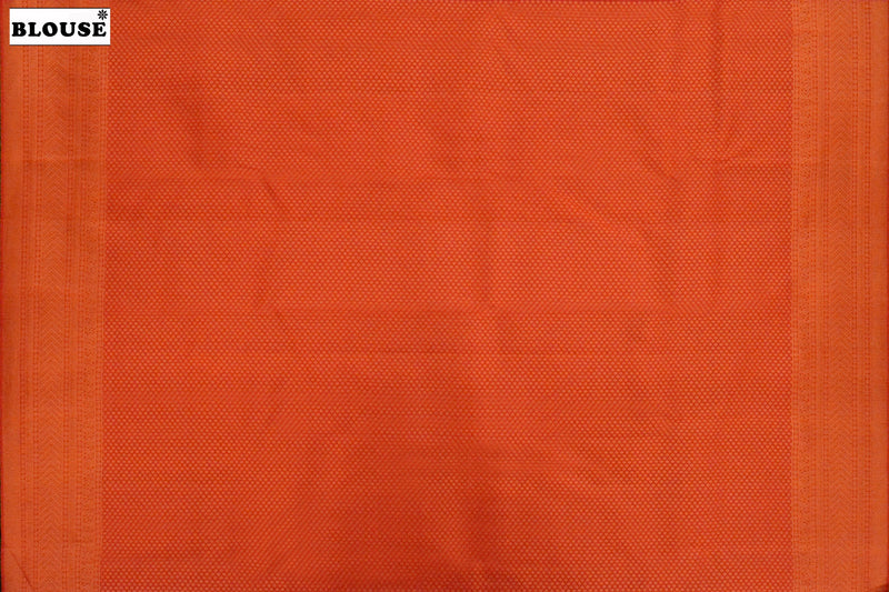 Red colour Kanchipuram Brocade saree